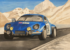 Alpine Alps - Rally Car Prints