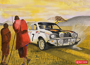 Safari Splash - Rally Car Prints